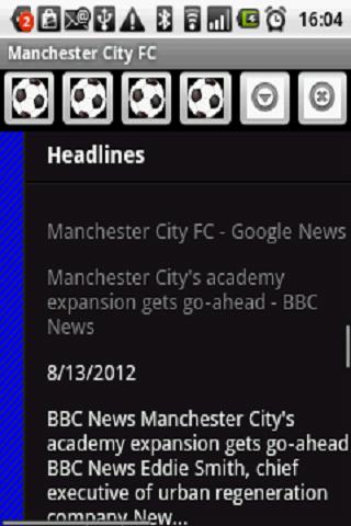 Manchester City FC News 2012截图2