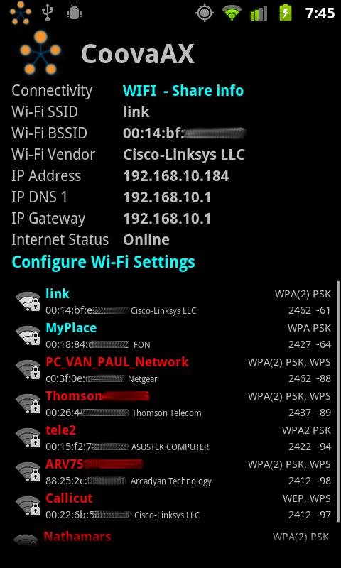 CoovaAX Wi-Fi Hotspot Utility截图3