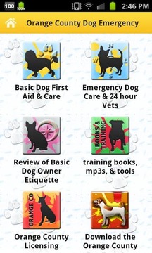 Orange County Dog First Aid截图