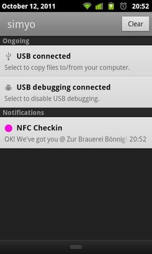 NFC Checkin截图