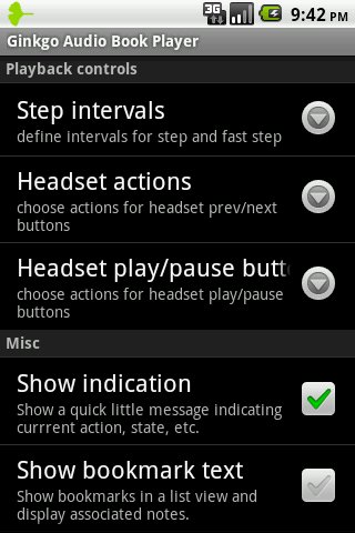 Ginkgo Audiobook Player截图1