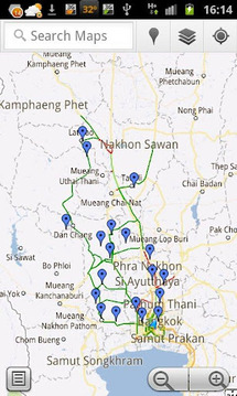 Thailand Flood Maps 2011截图