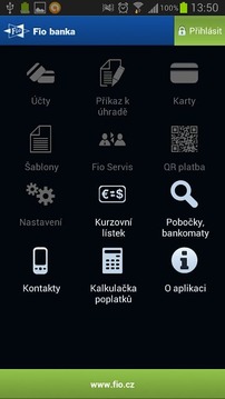 Fio banka Smartbanking截图