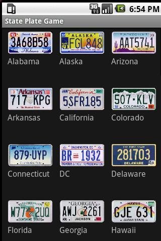 State Plate Game截图1