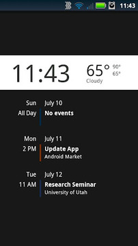 Lockscreen Agenda Free截图