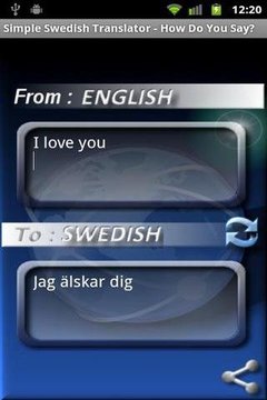 Simple Swedish Translator - How Do You Say?截图