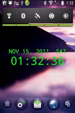 Digital Clock Wallpaper Free截图2