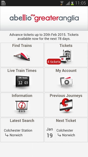 Greater Anglia Tickets截图2