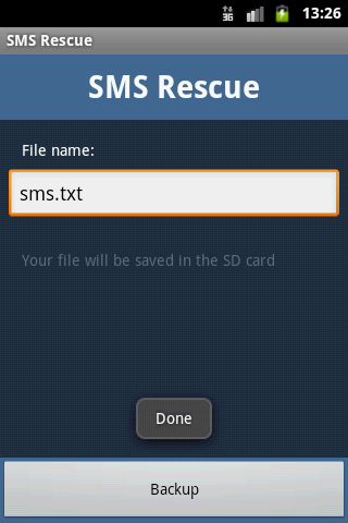 SMS Rescue截图1