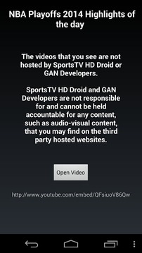 Sports TV HD for Tablets截图