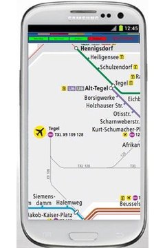 柏林地铁电车地图截图