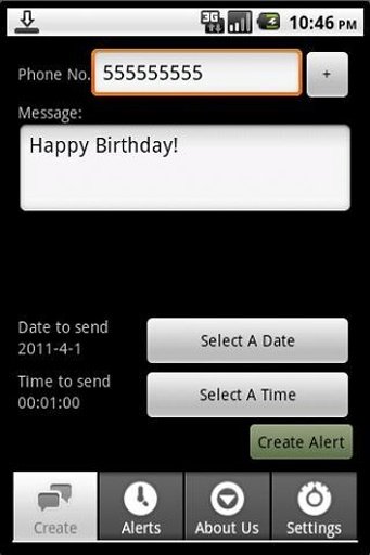 Textalert Free - SMS Reminder截图3