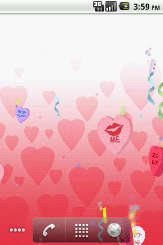 Valentine Candy LWP截图2