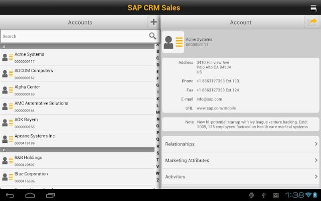 SAP CRM Sales截图5
