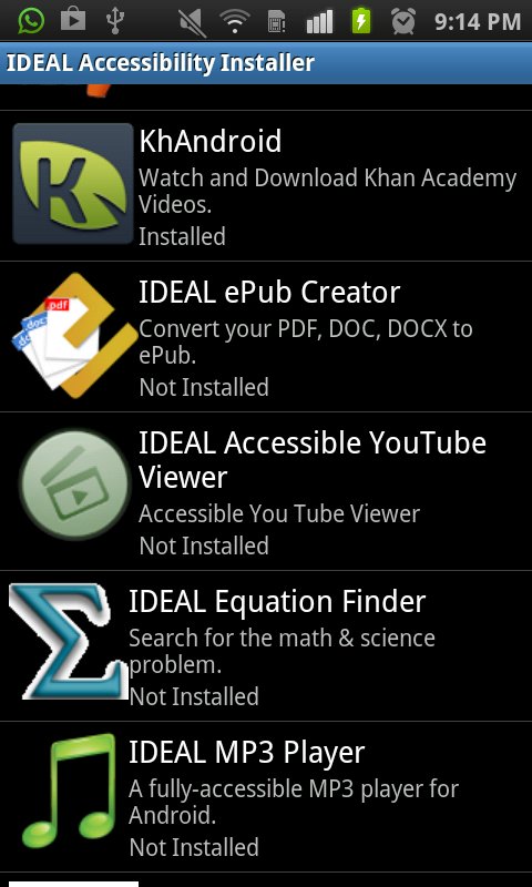 IDEAL Accessible App Installer截图2
