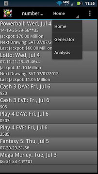 GA Lottery Droid Lite截图