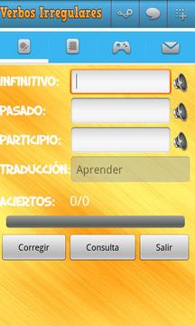 Los Verbos Irregulares截图