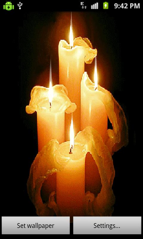 3D Candle Light Live Wallpaper截图4