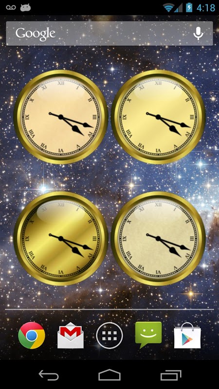 Classic Clock Widget Free截图5