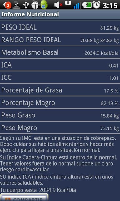 Informe Nutricional截图2