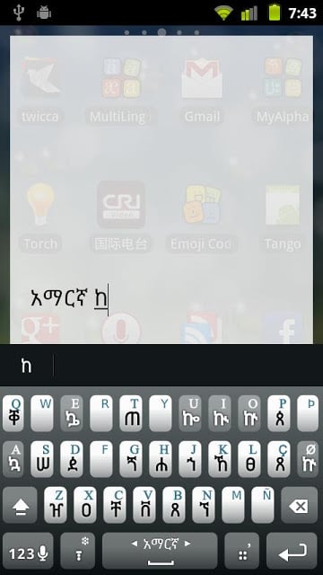 Amharic Keyboard Plugin截图2