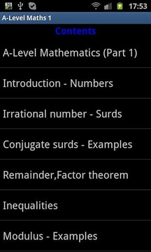 A-Level Mathematics (Part 1)截图