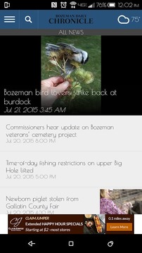 Bozeman Daily Chronicle截图