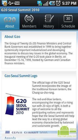 G20 Seoul Summit 2010截图2
