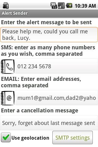 Alert SMS Email Sender截图5
