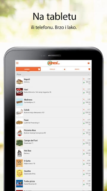 Donesi - Food Delivery截图2