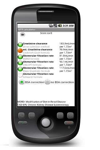 Kidney Function Calculator截图1