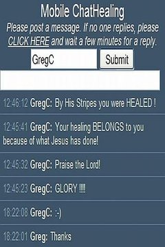 Chat Healing in Jesus' Name!截图