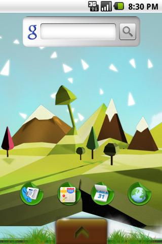 Illustration Theme Green截图1