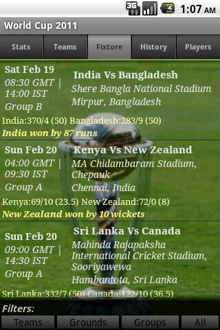 Cricket World Cup 2011 (Full)截图4
