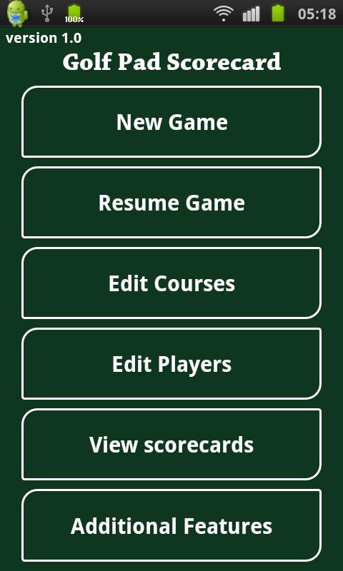 Golf Scorecard( Pad版)截图6