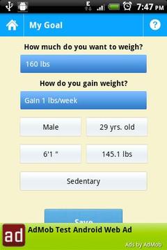 Weight Gain Assistant截图