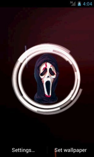 Scream Mask Live Wallpaper截图1