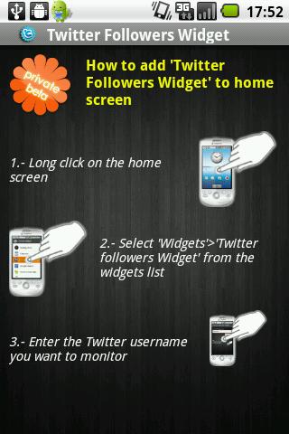 Followers Widget for Twitter截图2