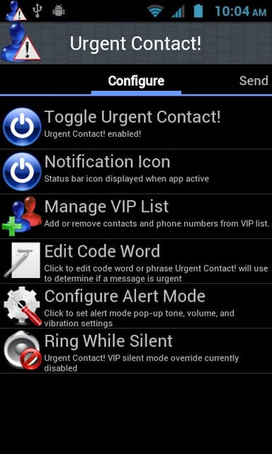 Urgent Contact! lite截图5