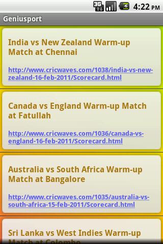 Icc World Cup 2011截图2