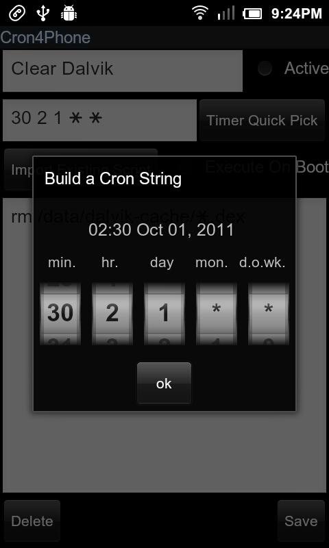 Cron4Phone截图5