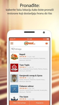 Donesi - Food Delivery截图