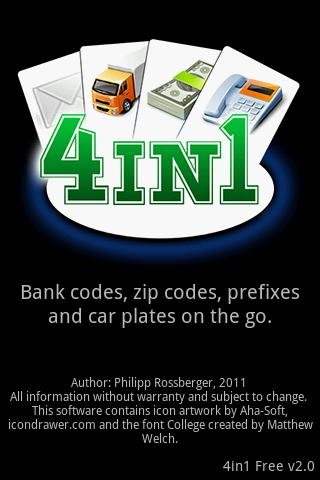 4in1 Free - Prefix, Zip, Bank截图4
