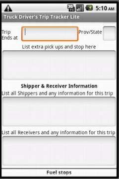 Trucker's Trip Tracker Trial截图