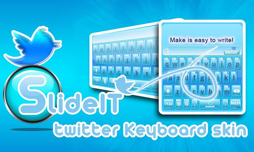 SlideIT keyboard twitter skin截图3