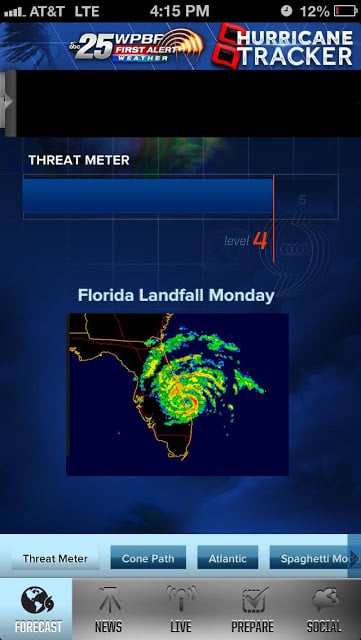 Hurricane Tracker WPBF 25截图3