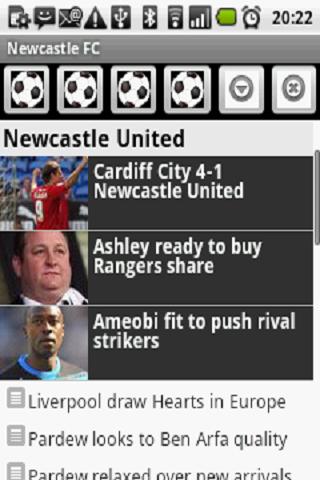Newcastle United FC News 2012截图4