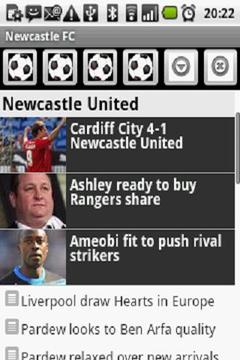 Newcastle United FC News 2012截图