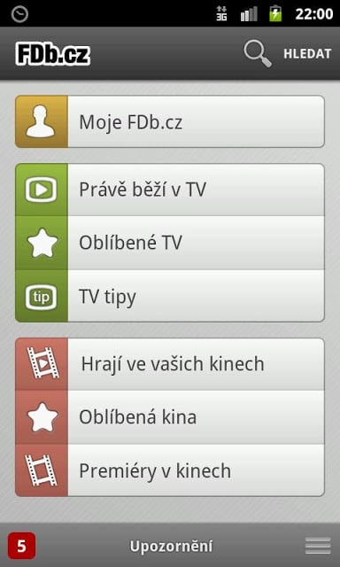 FDb.cz + Program kin a TV截图3