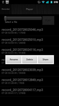 Android MP3 Sound Recorder 1.1截图